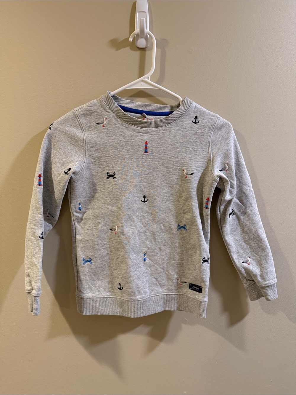 Joules gray Sweatshirt nautical